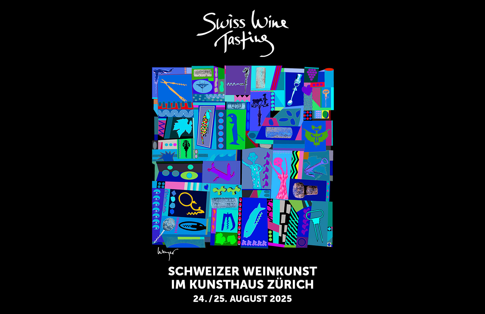 Swiss Wine Tasting Kunsthaus Zurich 2025, Sunday 24 / Monday 25 August
