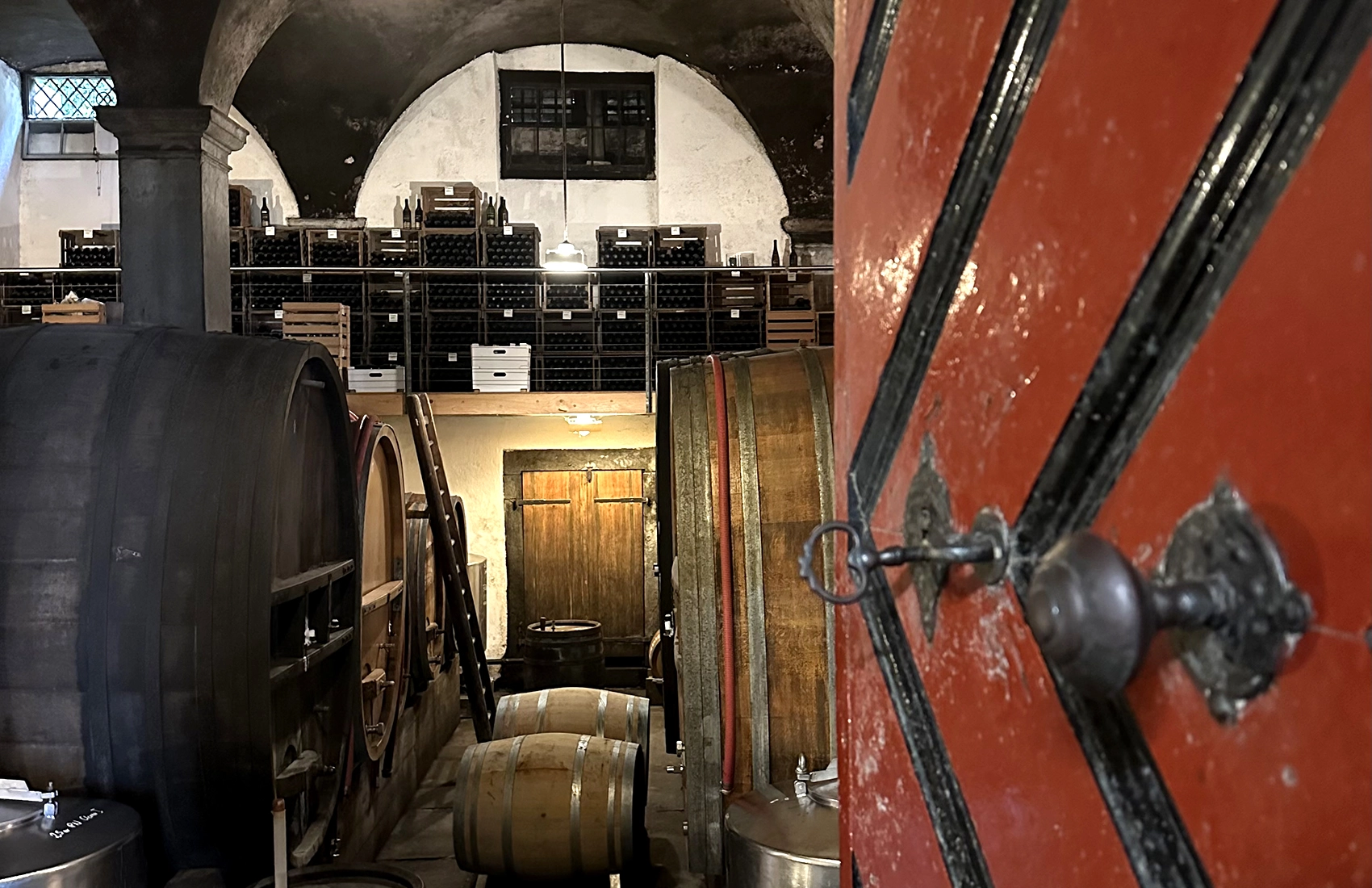 Keller des Weingutes SCHIPF